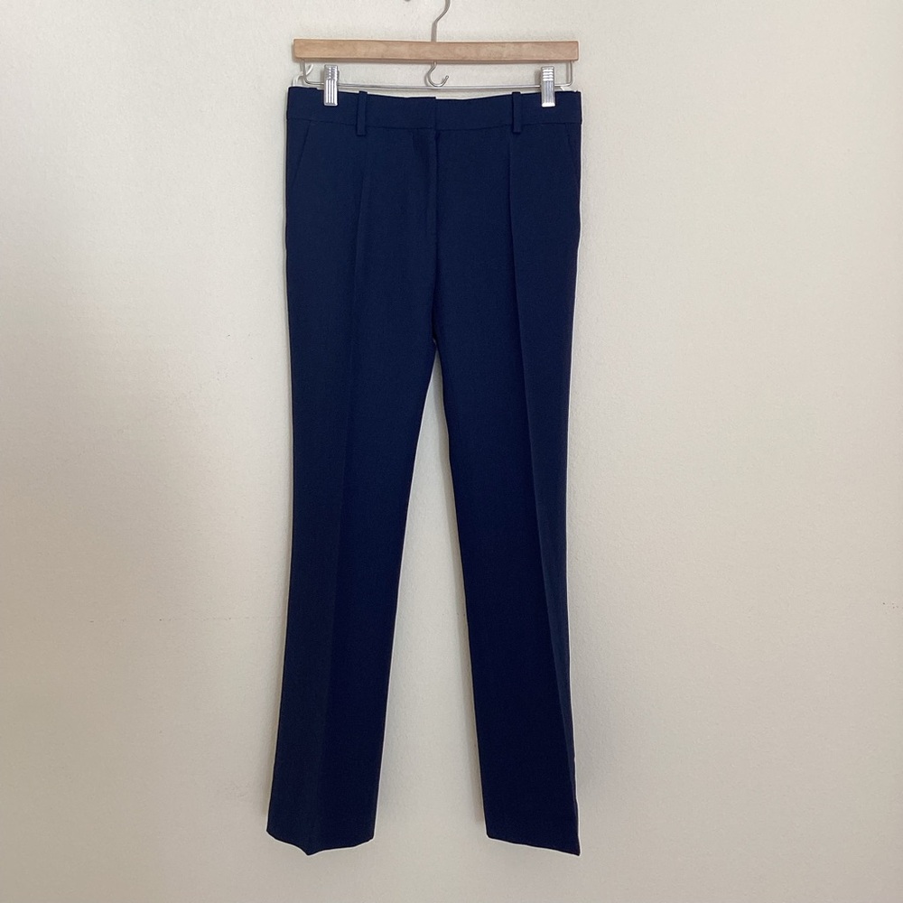 Celine Wide Leg Pants By Phoebe Philo Navy Blue SZ 2/34 - Picture 5 of 11